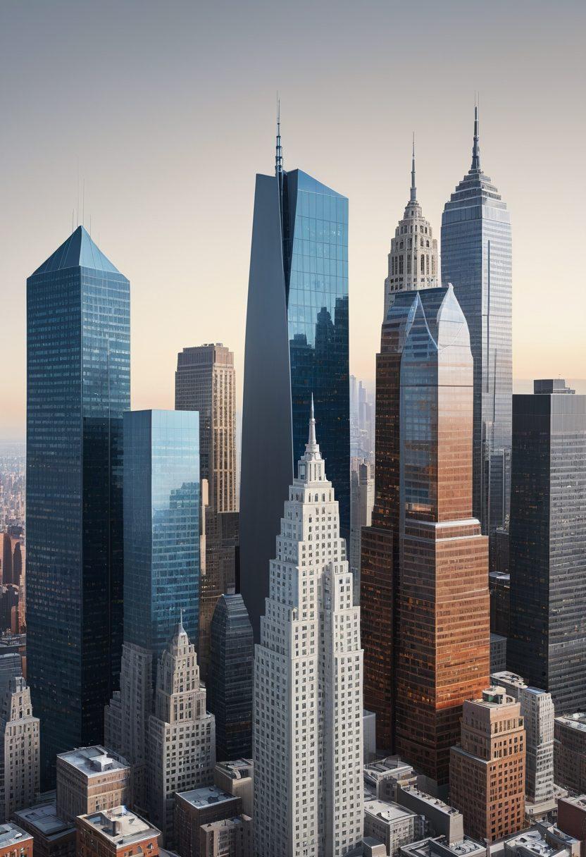 A split landscape showcasing three distinct insurance coverage options: a cozy family home representing personal insurance, a bustling city skyline with skyscrapers symbolizing commercial insurance, and abstract shapes or icons representing unique coverage options like health or travel. Each section vibrantly colored and seamlessly blending into one another, creating a cohesive narrative. super-realistic. vibrant colors. white background.